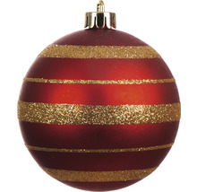 Julgranskula med randigt mönster