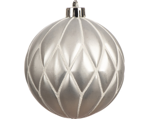 Julgranskula med geometriskt mönster