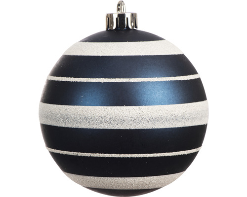 Julgranskula med horisontella ränder