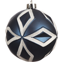 Julgranskula med geometriskt mönster