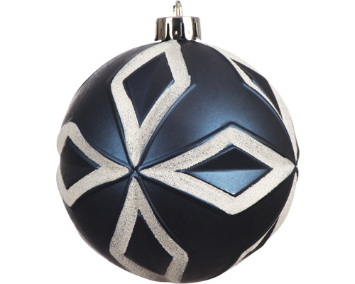 Julgranskula med geometriskt mönster