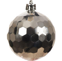 Dekorativ julkula med geometriskt mönster för julgransdekoration