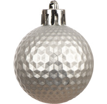 Julgranskula med facettmönster