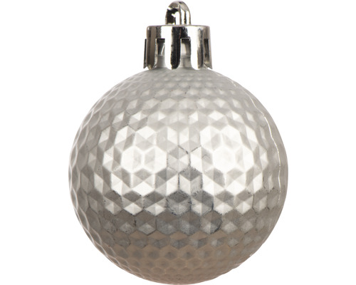 Julgranskula med facettmönster