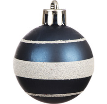 Julgranskula med randigt mönster