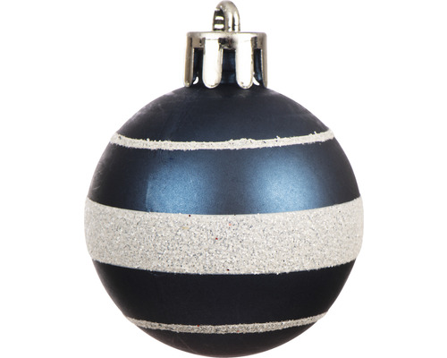 Julgranskula med randigt mönster