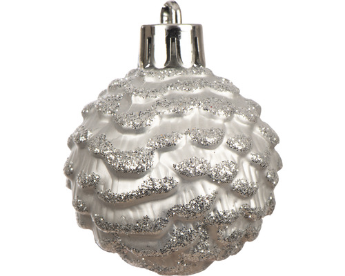 Julgranskula med glittrande accenter