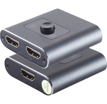 Två HDMI-switchar för anslutning av enheter med HDMI-anslutning.