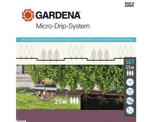 Gardena Micro-Drip-System häckset 25 meter