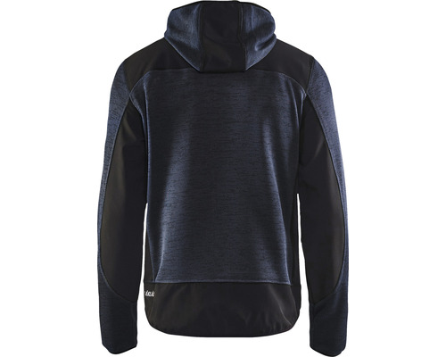 Baksidan av en hoodie med dragkedja
