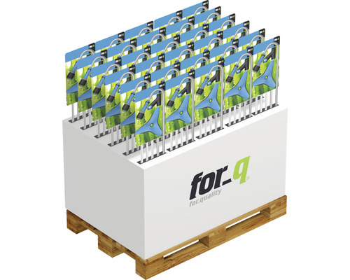 Pall med for_q trädgårdsdusch och grässpridare