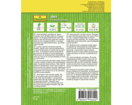 Anis fröförpackning