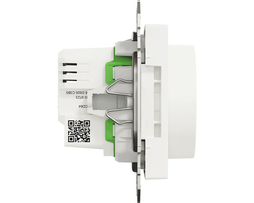 Detaljbild av en strömbrytare för elinstallation