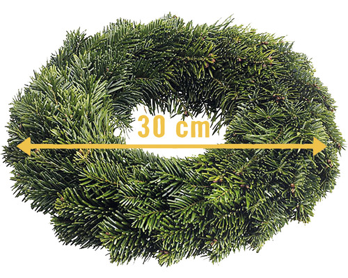 Grankrans med en diameter på 30 centimeter