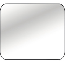 Spegel med belysning CORDIA Tender Line svart matt 60x80 cm TENDER08000600B
