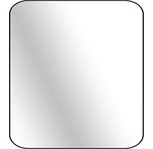 Rektangulär spegel med rundade hörn