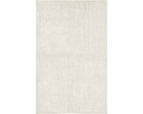 Rektangulär badrumsmatta i textil med våffelstruktur