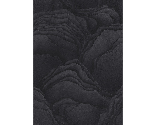 Tapet ERISMANN Focus abstrakt svart 10,05x0,53m Tapet med stenstruktur