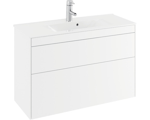Tvättställ med underskåp IFÖ Sense Pro 90 x 58 x 36,6 cm vit matt