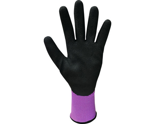 Arbetshandske med handflata av nitril och elastisk mudd