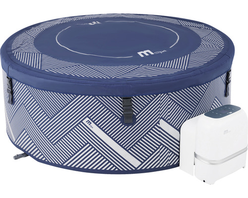 Uppblåsbar bubbelpool med pump