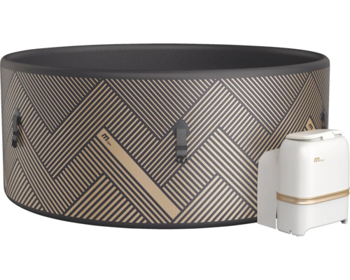 Uppblåsbar MSpa bubbelpool med tillhörande pumpenhet