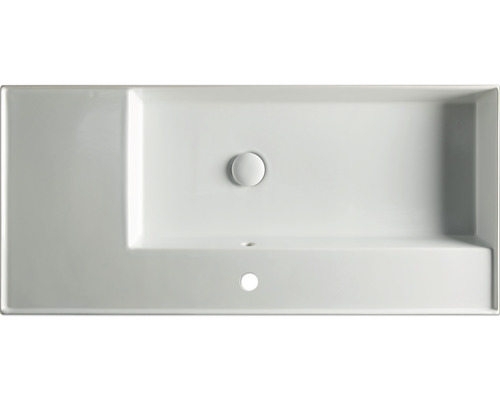 Tvättställ i keramik med förvaringsutrymme