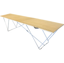 Tapetbord med mätskala och fällbar metallram