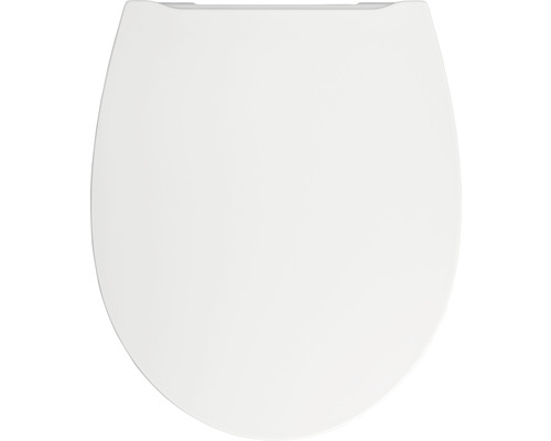 Toalettsits med mjukstängning WC-Sits Anjo vit oval-0