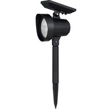 Solcellslampa LED Spotlight med markspjut 50lm 65+RGB