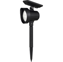 Solcellslampa LED Spotlight med markspjut 50lm 65+RGB