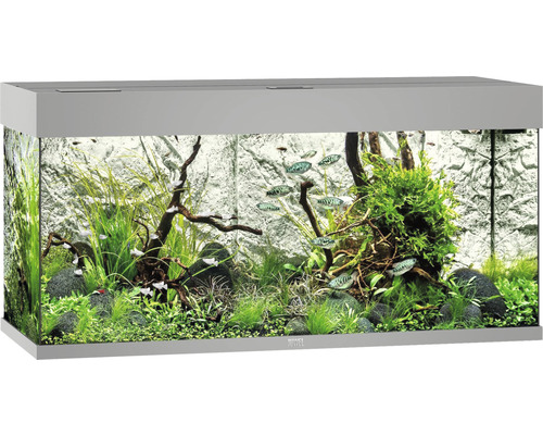 Akvarium JUWEL Rio 180 LED-belysning, pump, filter, värmare grå