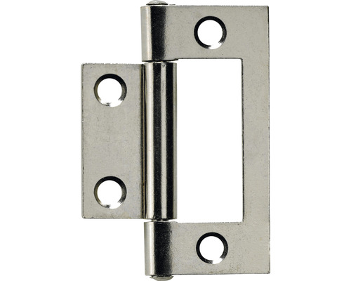 Gångjärn i metall med monteringshål