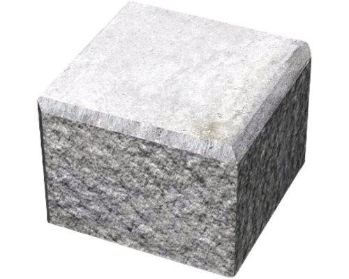 Mursten BENDERS Megaloc hörn grå 200x 200x 150mm Grå gatsten av sten