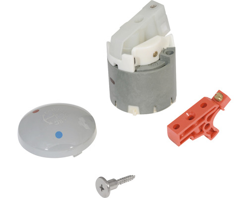 Reservdelssats för blandare, bestående av insats, handtag, fäste och skruv