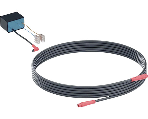 Nätdel GEBERIT med kabel 230V/12V 50Hz El-uttag med stickpropp 1,8 m 7832362 Värmekabel med transformator och anslutningsklämmor