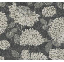 Tapet A.S. CRÉATION Blom xl svart 10,05x0,53m