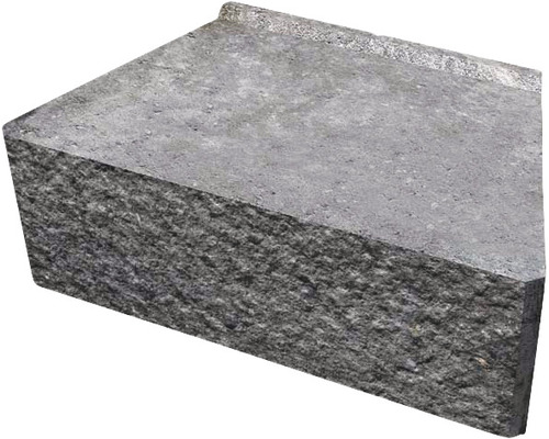 Mursten BENDERS Megastone 150 rak grafit Kantsten av betong för trädgårds- och landskapsarkitektur