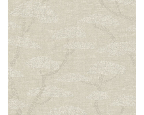 Tapet A.S Creatión Bonsaiträd beige-grå 10,05x0,53cm