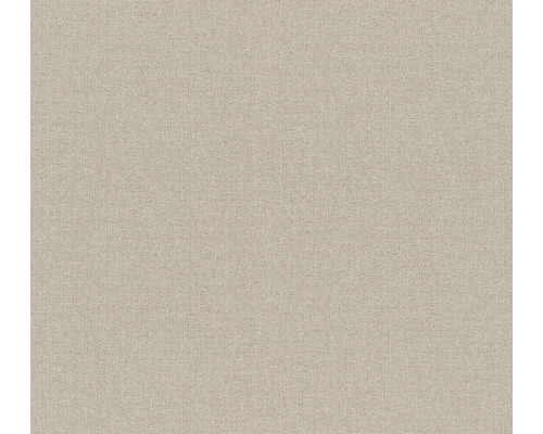 Tapet A.S Création Textiloptik beige-grå 10,05x0,53m Närbild av ett beige tyg med en fin vävstruktur