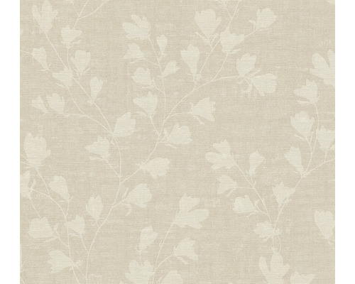 Tapet A.S Création Blomranka grå-beige 10,05x0,53m