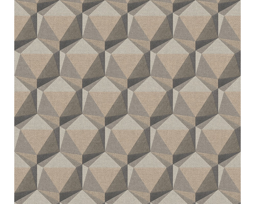 Tapet A.S Creatión Geometrisk beige-grå 10,05x0,53cm