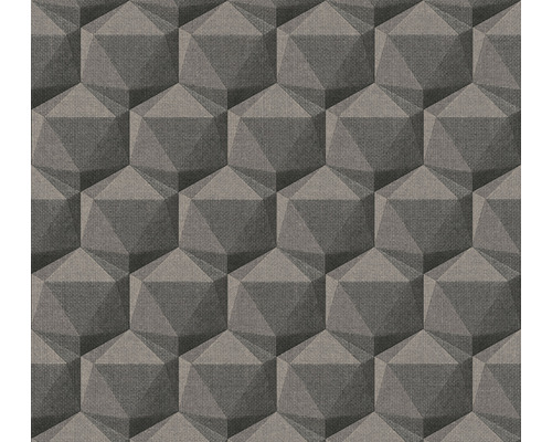Tapet A.S Création Geometrisk grå 10,05x0,53cm