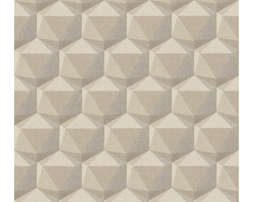 Tapet A.S Creatión Geometrisk beige-grå 10,05x0,53cm