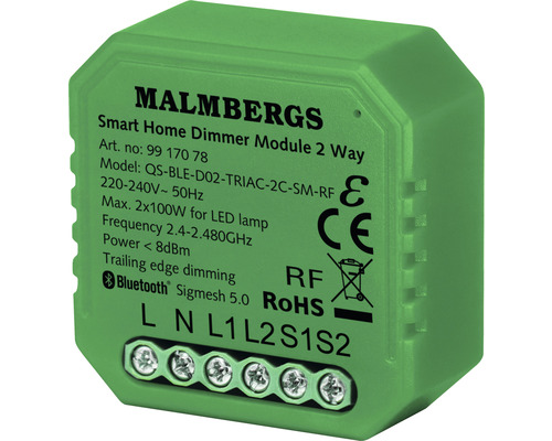 Dosdimmer MALMBERGS LED Smart styrning kron