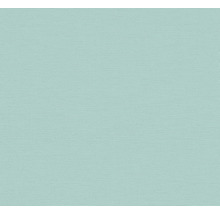 Tapet A.S. CRÉATION textilstruktur turkos 10,05x0,53m