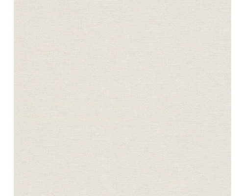 Tapet A.S. CRÉATION textilstruktur creme 10,05x0,53m Textiltapet med fin struktur