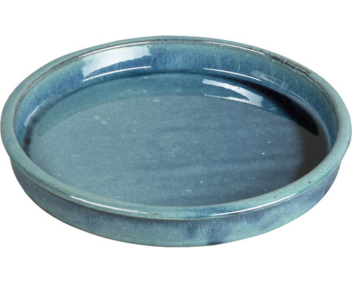 Krukfat PASSION FOR POTTERY keramik Ø35x2,5cm isblå