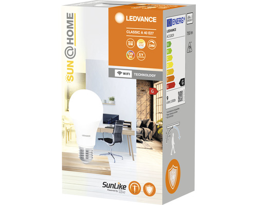 LEDVANCE lampa Classic A 40 E27 förpackning