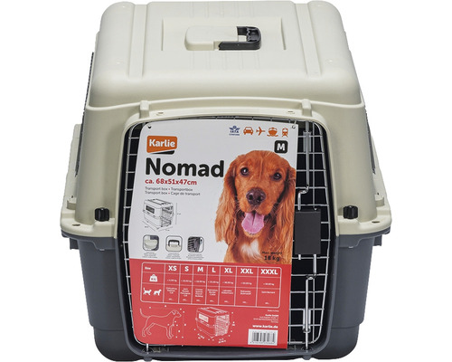 Karlie Nomad transportbur för hundar, cirka 68x51x47 cm